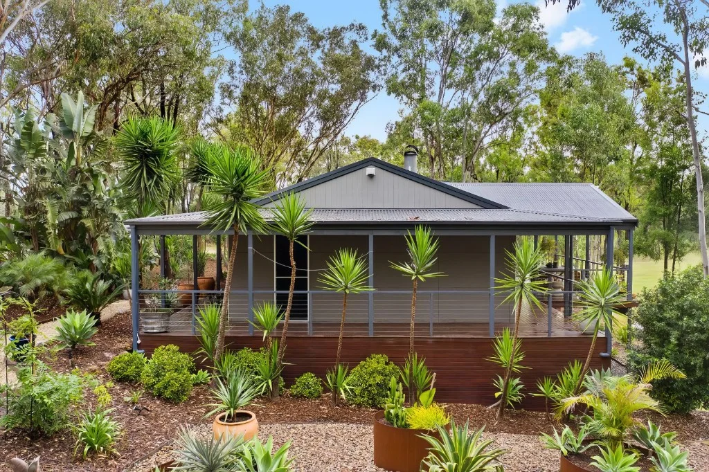 White Barn Guest House exterior with timber deck