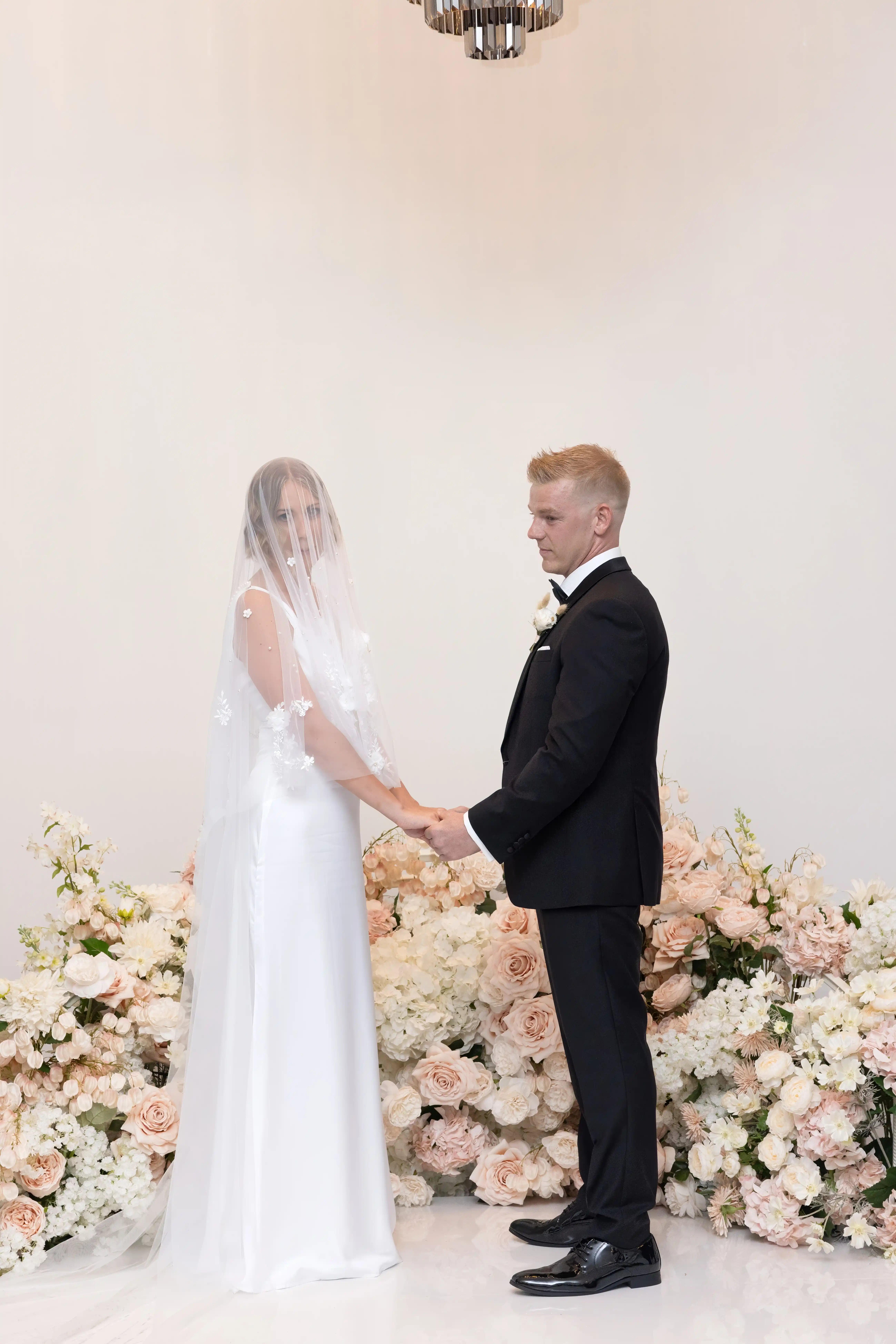 White Chapel Pokolbin interior with modern Hamptons styling and ceremony seating