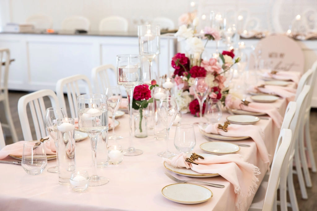 Wedding vendors and celebration details at White Barn Pokolbin